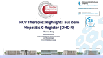 HCV-Therapie: Highlights aus dem Deutschen Hepatitis C-Register