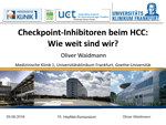 Check-Point-Inhibitoren beim HCC: welcher für wen?