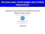 Gut-Liver axis: Novel targets and clinical implications (Special Lecture)