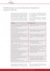 Publikationen aus dem Deutschen Hepatitis C-Register (DHC-R)